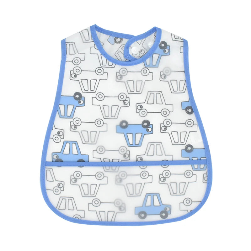 Waterproof Baby Feeding Bib with Pocket