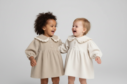 Toddler Girl Long Sleeve Corduroy Dress