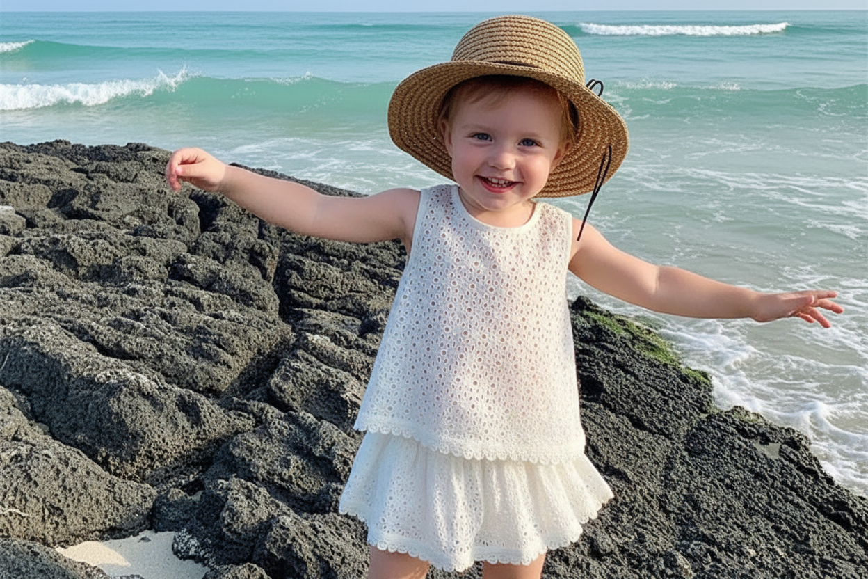 Girls Summer T-Shirt & Skirt/Shorts Set