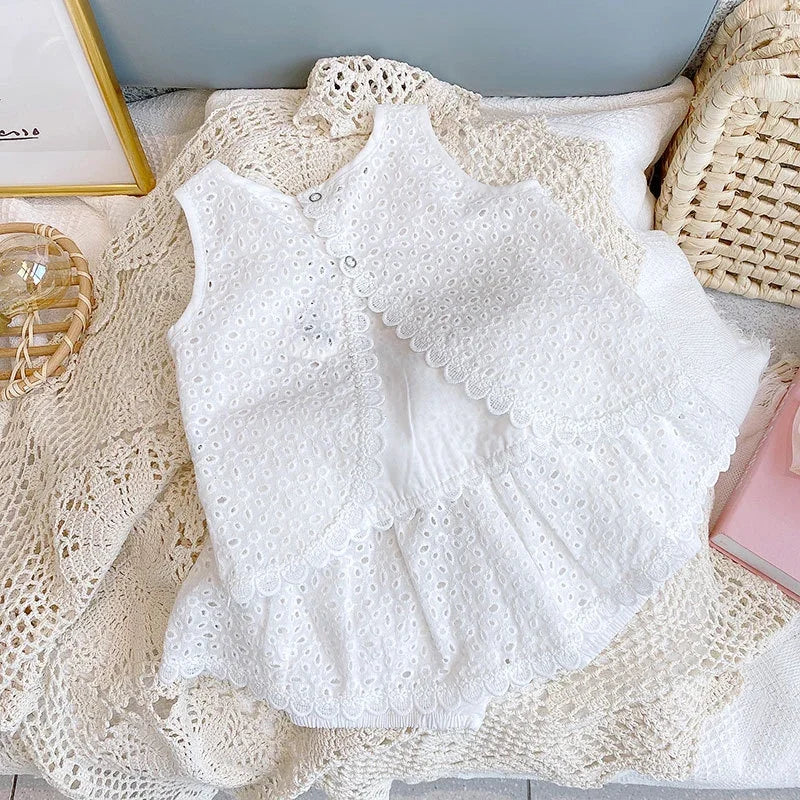Girls Summer T-Shirt & Skirt/Shorts Set
