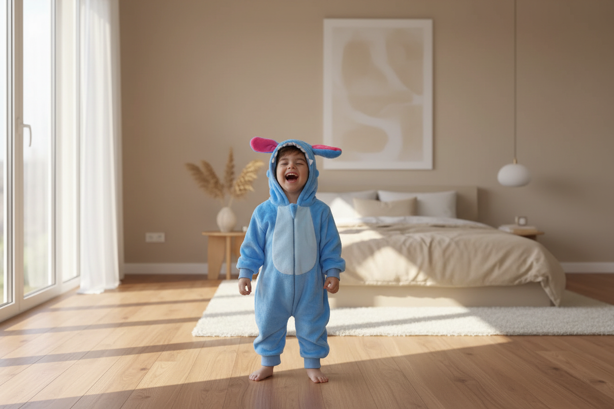 Kids Kigurumi Hooded Onesie