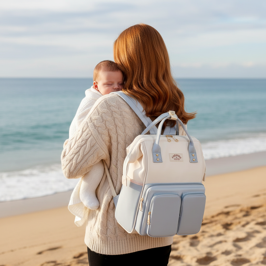 Waterproof Diaper Backpack for Mom