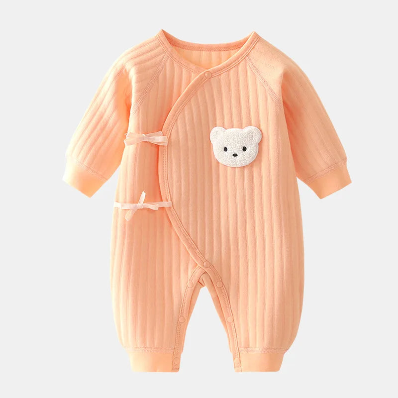 Cotton Long Sleeve Baby Romper