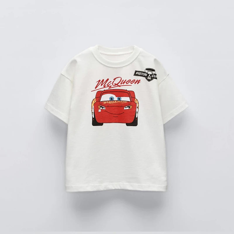Boys Cartoon Car T-Shirt