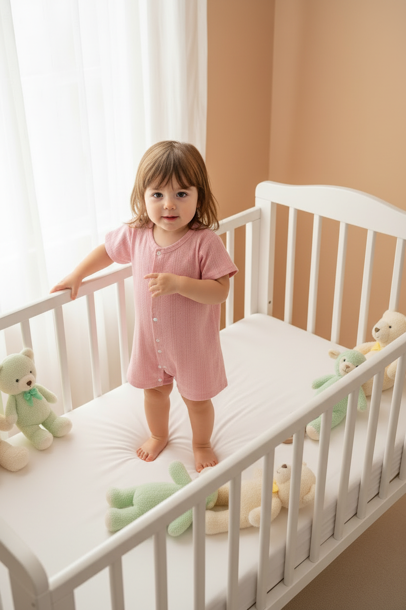 Baby Short Sleeve Breathable Romper