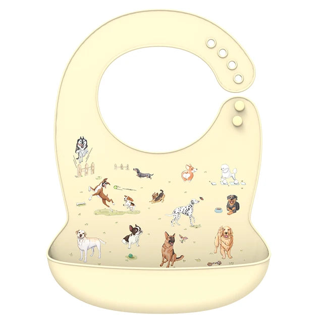 Waterproof Silicone Baby Bib With Pocket