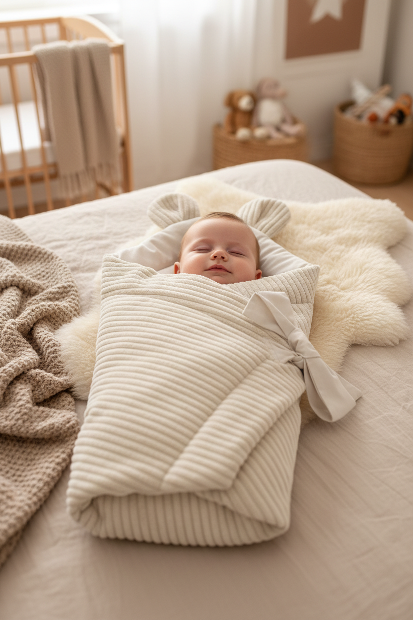 Swaddle Wrap – Ecru