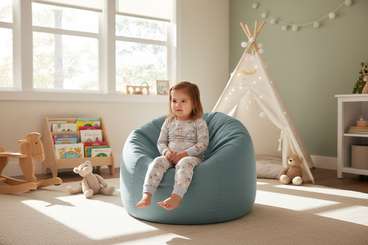Bean Bag Floreo - Sky Blue