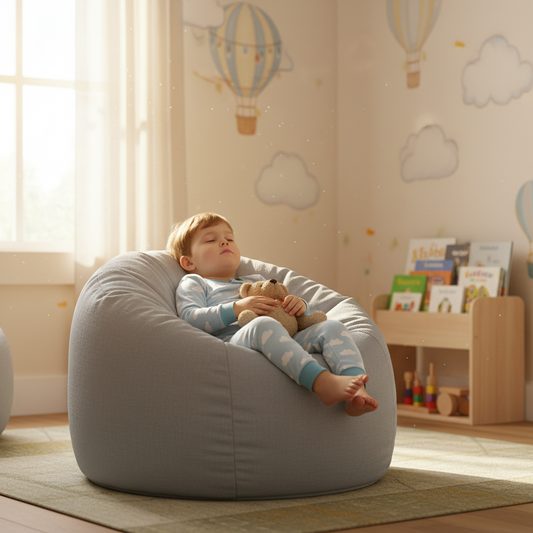 Bean Bag Floreo - Fog Gray