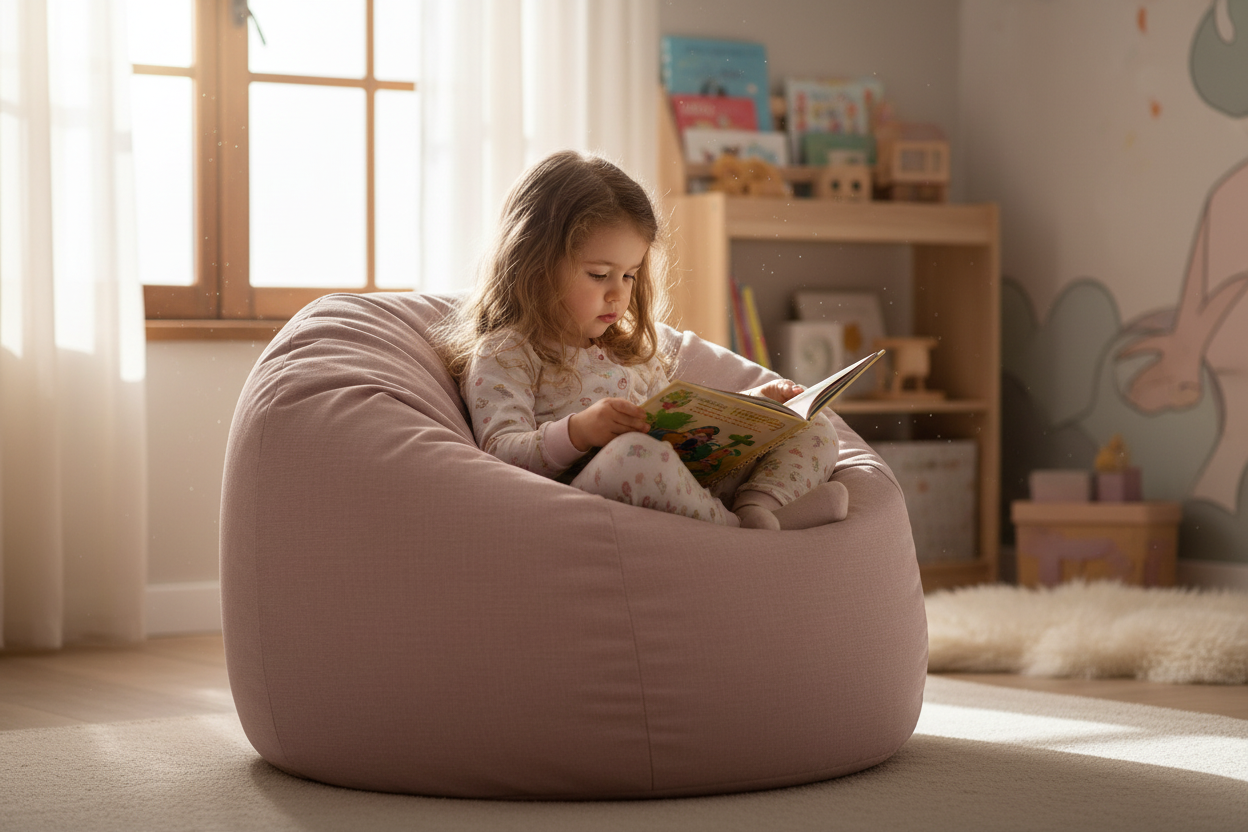 Bean Bag Floreo - Rosy Pink