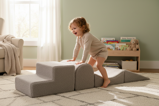 Bearly Corduroy Shape Set 4-Elements - Light Grey