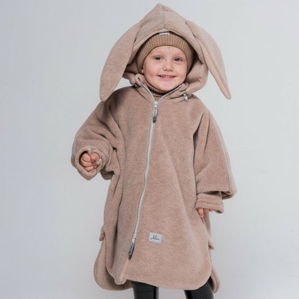 Car Poncho For Kids - Bunny