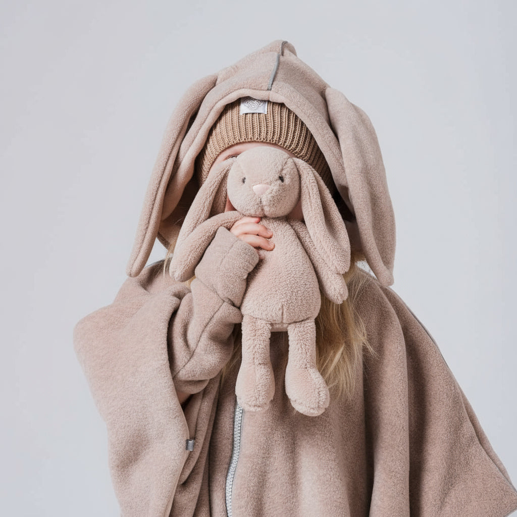 Car Poncho For Kids - Bunny