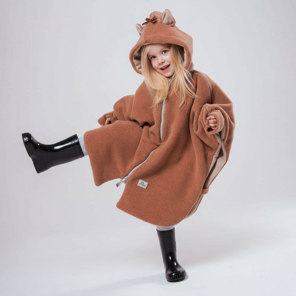 Car Poncho For Kids - Fox