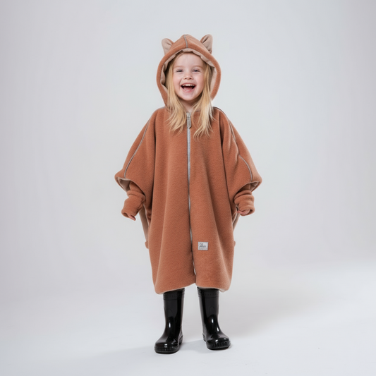 Car Poncho For Kids - Fox