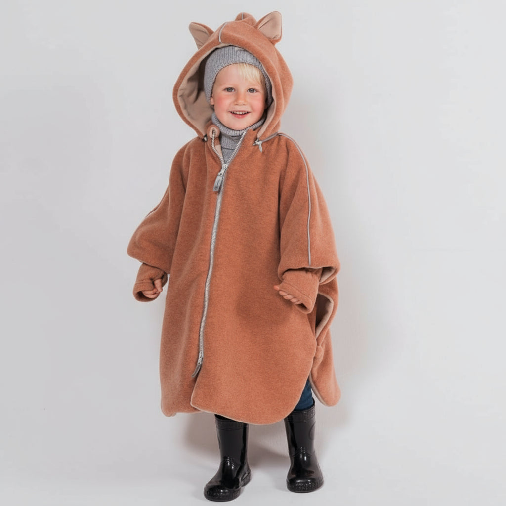 Car Poncho For Kids - Fox
