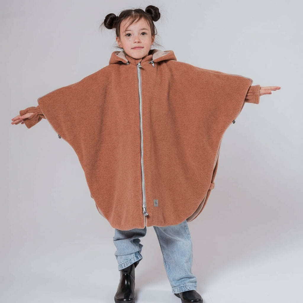 Car Poncho For Kids - Fox