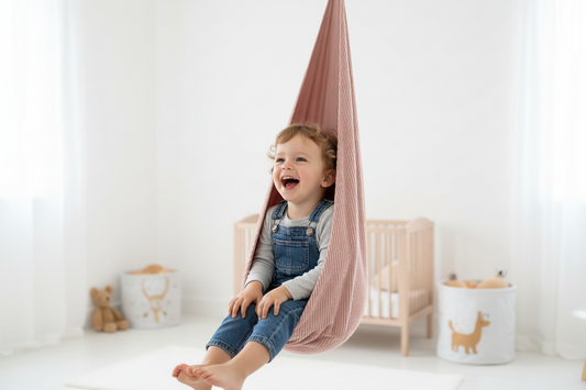 Cocoon Swing for Kids - Powder Pink
