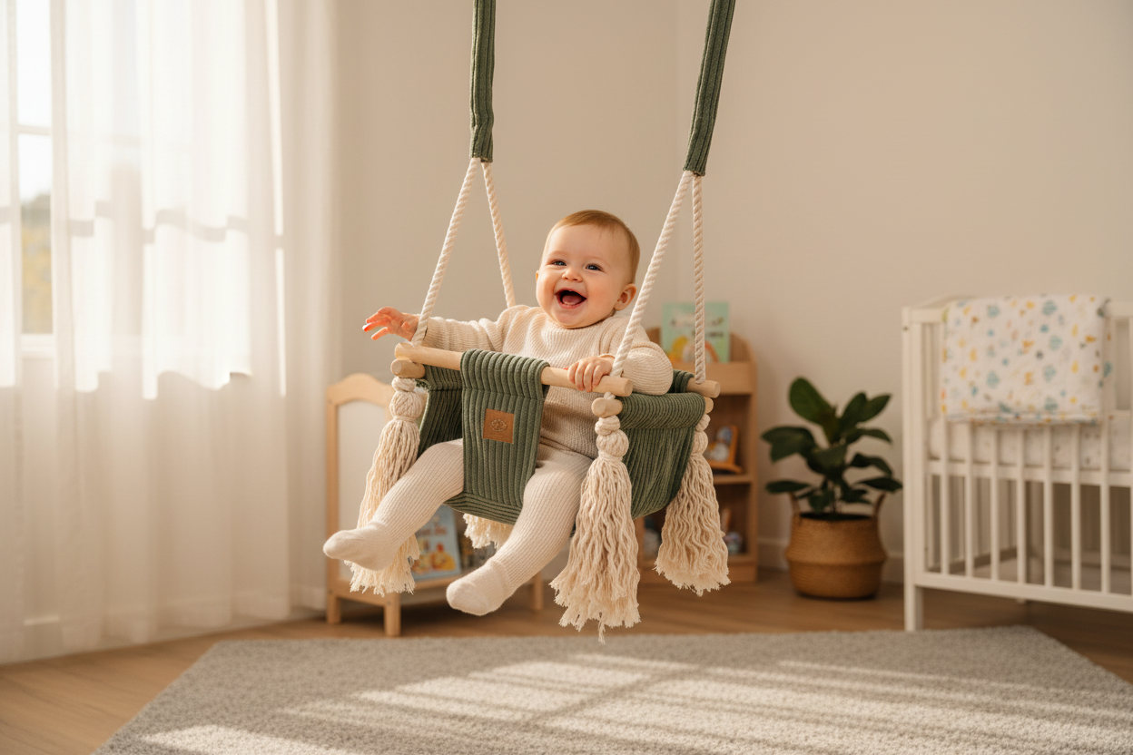 Baby Swing - Olive Green