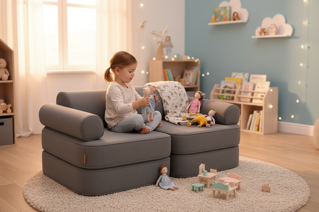 Outzy Pocket Sofa For Children - Clay Taupe