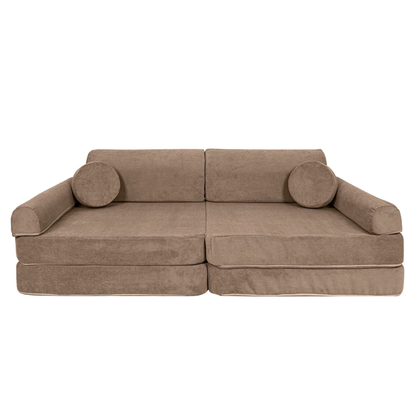 Large Modular Sofa for Kids - Slimcord Corduroy Brown