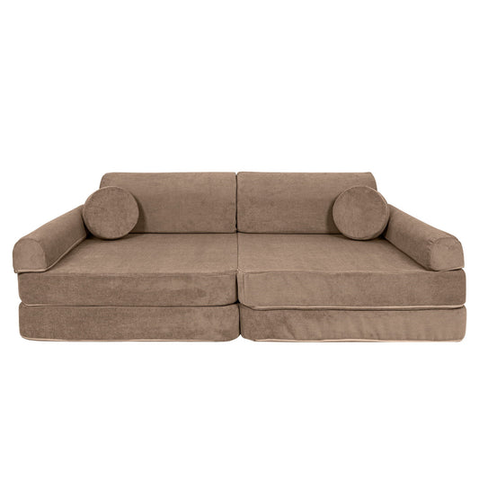 Large Modular Sofa for Kids - Slimcord Corduroy Brown