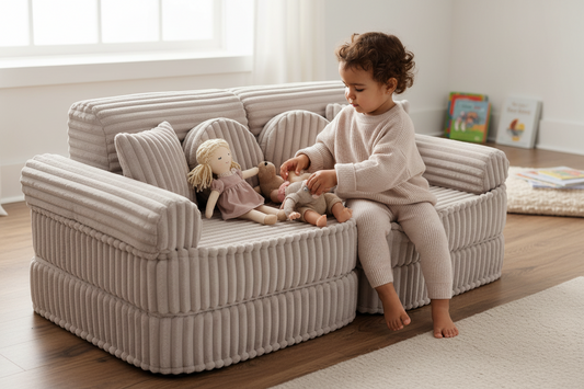 Medium Modular Sofa for Kids - Churros Beige
