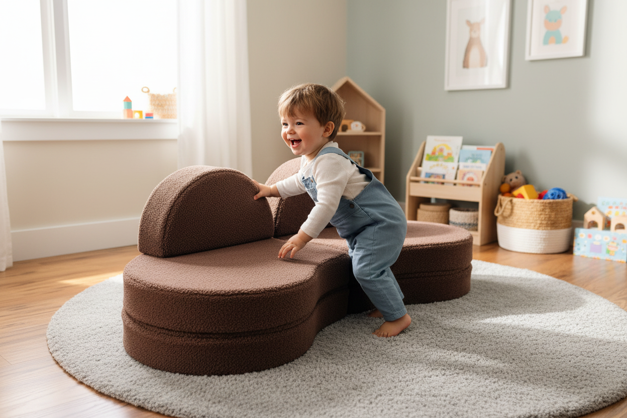 Modular Sofa Coccolo for Kids – Bearly Brown