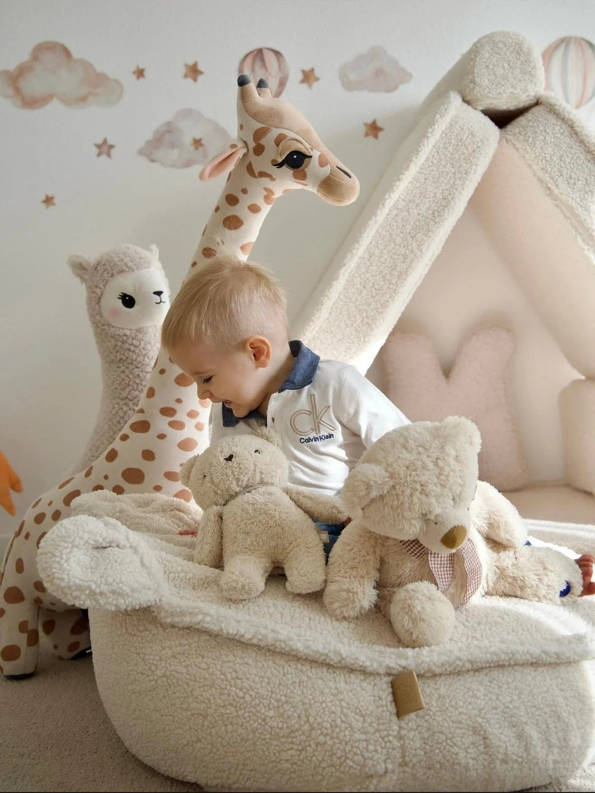 Bearly Sako Teddy Bag Cream