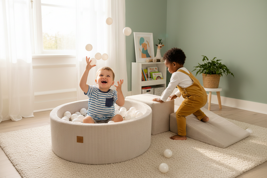 Playset with 200 Balls Pit - Ecru & White Pearl