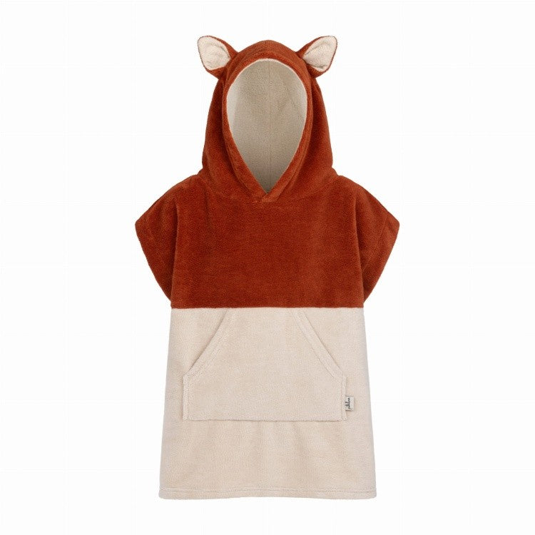 Surffoxy Kids Bath Poncho - Orange